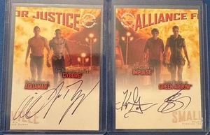 Smallville Season 6 Multi Case Autograph Card Set AJA & AJB Alliance for Justice - Picture 1 of 2