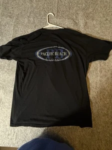 Camiseta Pacific Beach Negra Vacaciones Costeras Talla XL - Imagen 1 de 7