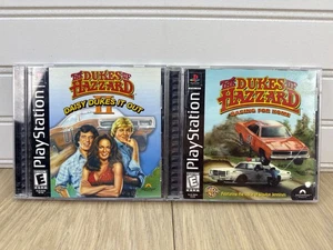 Dukes of Hazzard 1 & 2: Racing for Home & Daisy Dukes It Out Sony PlayStation 1 - Imagen 1 de 5