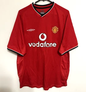 Manchester United Umbro Vodafone Trikot Rot Herren Große L Vintage Fußball - Bild 1 von 4