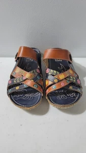 Spring Step L'Artiste Leigh Sandals Multicolored Size 37/6.5 - Picture 1 of 5