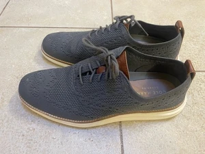 Cole Haan Grand OS Herren Größe 9 Schwarz Budapester Oxford Strick Stitchlite Schuhe - Bild 1 von 7