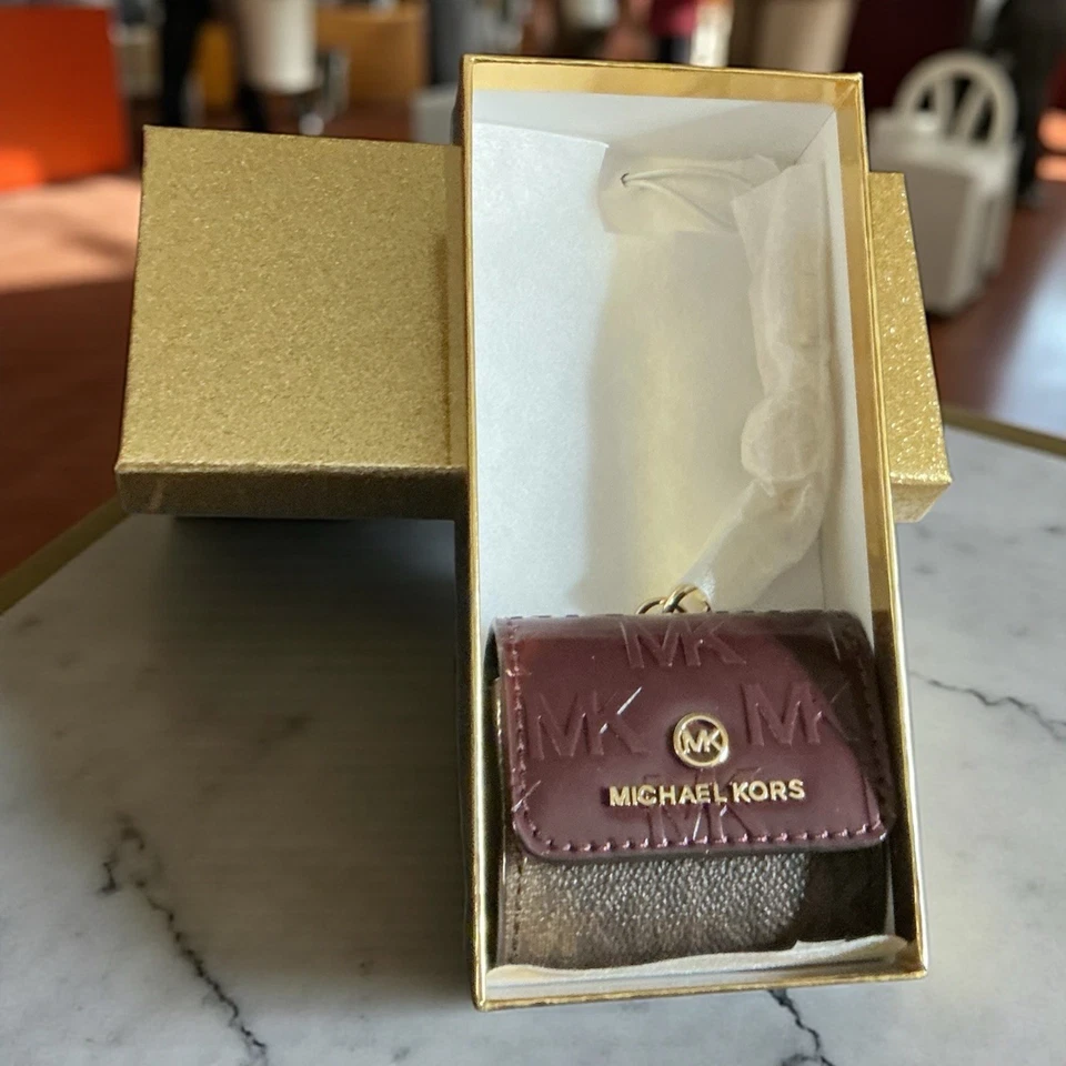 Michael Kors AirPod Pro Case Burgundy - NWT - Image 1 of 1