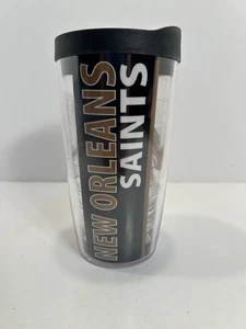 Tervis 16 Oz. New Orleans Saints Tumbler With Lid NFL Football - Picture 1 of 7