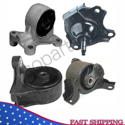 Крепление двигателя и трансмиссии 4 шт 2001-2005 для Honda Civic / Acura EL для ручного управления. - Изображение 1 из 4