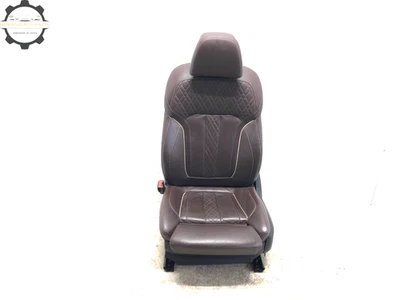 BMW 750i G12 2016-2022 asiento delantero izquierdo del conductor cuero napa marrón moca #nota Foto 1 de 4