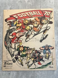 VTG HOUSTON CHRONICLE Football 70 Magazine August 23, 1970 Featuring Elmo Wright - Imagen 1 de 5
