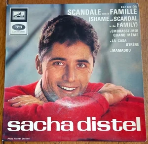 SACHA DISTEL - SCANDALE DANS LA FAMILLE ( DISQUE EP 45 TOURS ) - V30 - - Foto 1 di 1