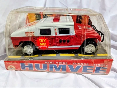 NIB Funrise City Force Metro Fire Dept Rescue 18 Humvee Lights/Sounds 02600 - Image 1 of 4