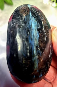 X großer 2,6" 101g hübscher Granat Arfvedsonit Palmenstein Kristall Palmenstein - Bild 1 von 16