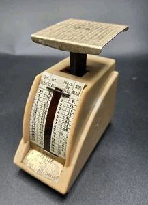 Vintage Pelouze Petite POSTAL SCALE Model P-1 Rates Effective Jan 7, 1963 - Bild 1 von 8