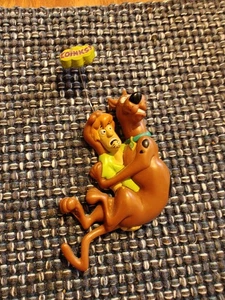 Vtg Scooby Doo Magnet With Shaggy Zoinks 1999 Applause Vinyl - Picture 1 of 2
