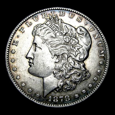 1878-CC Morgan Dollar Silver ---- Stunning Coin --- #738M - Image 1 of 3