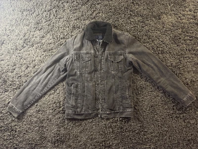 Zara Man 1975 Vintage Orignal Denim Jacket Black/Gray - Size M - Image 1 of 4