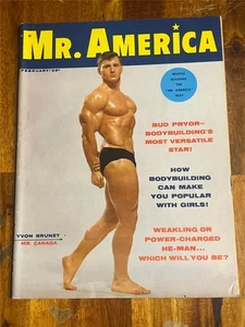 MR AMERICA bodybuilding muscle magazine YVON BRUNET 2-60 - Picture 1 of 7