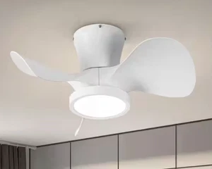 QRMOK 32 in. LED Indoor White Small Ceiling Fan with Light and Remote - Picture 1 of 1