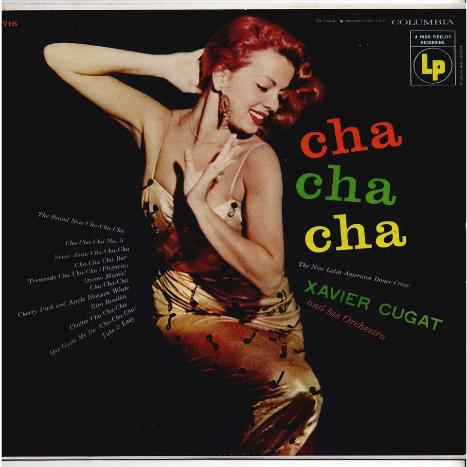 XAVIER CUGAT cha cha cha_U.S. COLUMBIA LP CL-718_original 1955 ABBE LANE cover - Image 1 of 4