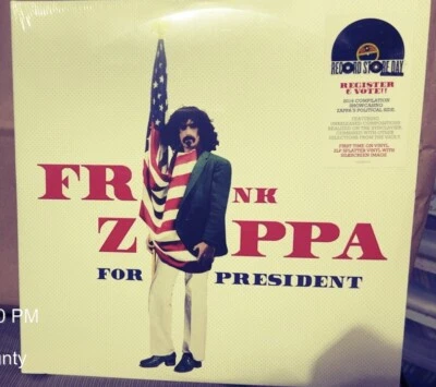 Frank Zappa For President 2xLP 12" Splatter Vinyl RSD 2024 NEW — 第 1/3 张图片
