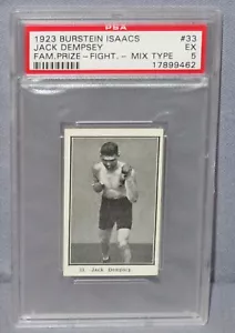 1923 Burstein Isaacs "JACK DEMPSEY"" Famosos Prize-Fighters #33 PSA 5 EX Emperatriz - Imagen 1 de 3