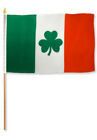 Ireland SHAMOCK ST PATTYS DAY Flags 8x12 inch Stick Flag of Ireland Irish Flag
