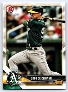 2018 Bowman Draft #BD-138 Greg Deichmann Oakland Athletics BASEBALL Card - Picture 1 of 2