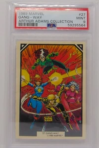 1989 Marvel Arthur Adams Collection Gang Way X-men Rogue Longshot #27 PSA 9 - Picture 1 of 2
