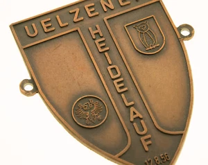 Placa conmemorativa original Uelzener Heidelauf 12.08.1956 - Imagen 1 de 4