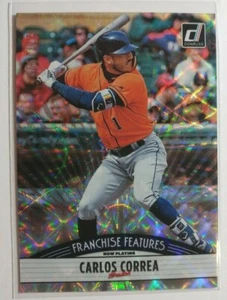 2019 DONRUSS FRANCHISE FEATURES CARLOS CORREA AND ROYCE LEWIS 271/999 - Picture 1 of 2
