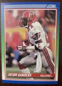 ATLANTA FALCONS - DEION SANDERS 1990 Score Football Card #95 - Picture 1 of 1