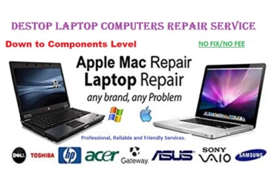 COMPUTER REPAIR SERVICE - NO FIX/NO FEE DESKTOPS TABLETS LAPTOPS CONSOLE - Image 1 of 4