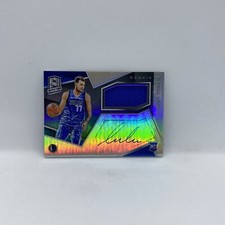 2018-19 Panini Spectra Luka Doncic Rookie Patch Auto /299 RPA RC #108