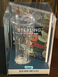 NIP The Original Sterling Goods Beer Book & Glass Craft Beer Glass - Picture 1 of 11