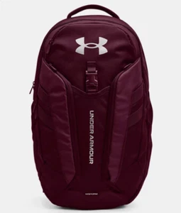 Under Armour UA Hustle Pro Laptop Rucksack Dark Cherry/Metalic Tin 1367060 655 - Bild 1 von 4