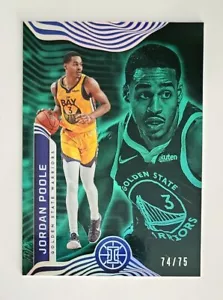 74/75 Jordan Poole /PG Warriors | 2021-22 Panini Illusions Teal Parallel SP #108 - Picture 1 of 7