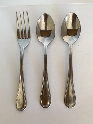 Update International REGENCY Soup Spoons & Dinner Fork Stainless Steel Flatware - Image 1 of 4