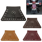 Motorcycle Mudguard Fender Flap Double Leather For Harley Touring Softail Dyna