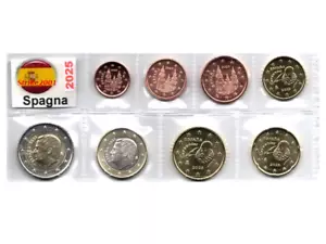 NEW !!! Euro SPAGNA 2025 - 8 monete FDC in Blister NEW !!! - Picture 1 of 1