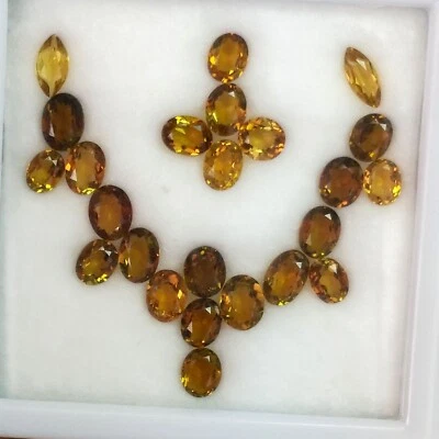 9.50cts Oval Marquise Natural Multi Color Dravite Tourmaline Loose Gemstones Lot - Image 1 of 4