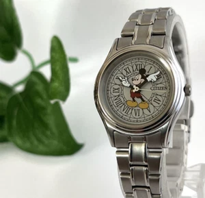 Disney Mickey Mouse Citizen Eco-Drive Solar Watch From JAPAN Limited Edition - Picture 1 of 12