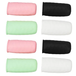 8pcs Travel Leak Proofing Elastic Sleeve Bottle Covers Soft Silicone Toiletr US - Picture 1 of 24