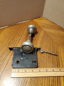 Vintage Mortise Lock Set With Door Knobs and KEY!!! (L1) - Picture 1 of 5