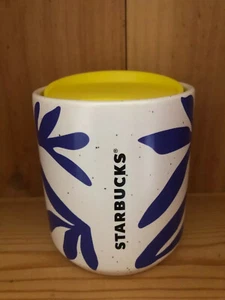 Starbucks Mother’s Day 2021 Mug Cup Off White Blue w/ Yellow Lid 8 oz - Picture 1 of 12