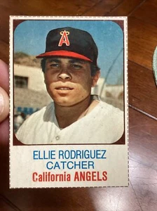 1975 Hostess #34 Ellie Rodriguez Angels NM/MT 100% Dotted Line Visible - Picture 1 of 2