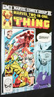 Marvel Two-In-One #96 (Vf) 1983 Signed With Daredevil Remark Art By Ron Wilson