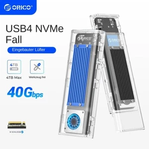ORICO 40Gbps M.2 NVMe SSD Gehäuse USB C M2 Adapter für Thunderbolt 4/3 M-Key SSD - Bild 1 von 14