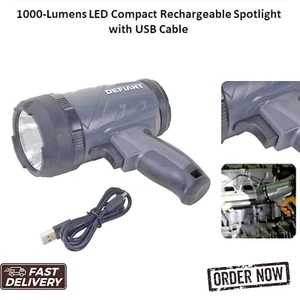 Foco Recargable Defiant 1000 Lúmenes LED Compacto 3 Modos, Cable USB 90714 - Imagen 1 de 9