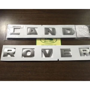 LAND ROVER NAME PLATE HOOD DECAL DISCOVERY 2 DAG500030LPO DAB500090LPO AFT - Picture 1 of 1