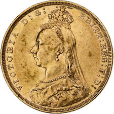 [#1048157] Australia, Victoria, Sovereign, 1889, Melbourne, Gold, AU(55-58), KM: