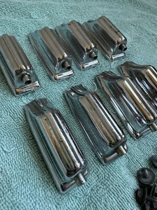 Lot of 8 Rogers Beavertail Vintage 70s Bass Drum Lugs + Screws Springs - Lot #8 - Picture 1 of 11