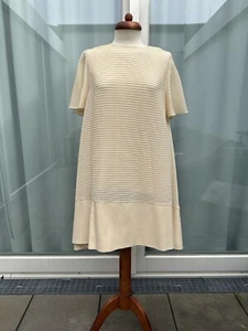 100% ORIGINAL BALENCIAGA KLEID BEIGE AUSGESTELLT SEIDE Gr. FR 38 XS-S WIE NEU ! - Bild 1 von 11